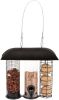 Best for Birds Metalen Drie in een Voedersilo Zwart 24 Cm Vogelvoederhuisjes online kopen