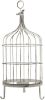 Clayre & Eef Vogelkooi Decoratie Vogel 61 Cm Wit Metaal Rond Decoratie Vogelkooi Hangend Wit Decoratie online kopen