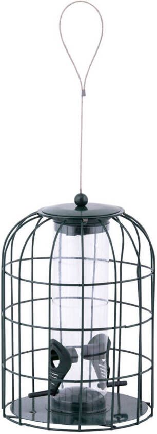 Merkloos Metalen Vogel Voedersilo/voederkooi 26 Cm Mussen/mezen Kleine Vogeltjes Winter Voeder Huisjes online kopen