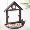 Huismerk Premium Vogel Voederstation Met Antiek Design 18 x 10 x 22, 5 cm online kopen