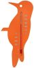 Shoppartners Binnen/buiten Thermometer Oranje Specht Vogel 15 Cm Tuindecoratie Dieren Vogels Artikelen Buitenthemometers online kopen