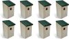 VidaXL Vogelhuisjes 8 st 14x15x22 cm hout online kopen